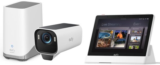 eufy S3 Pro MaxColor Vision 4K Buitencamera met HomeBase 3 - eufy - €549,00