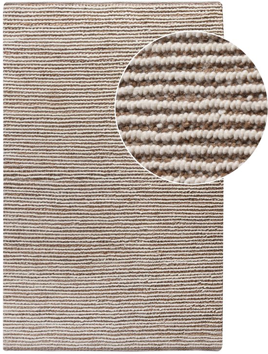 Tapis Naturel/Ivoire - Laine - 300x200x1cm - Tapis Avadi - House Nordic