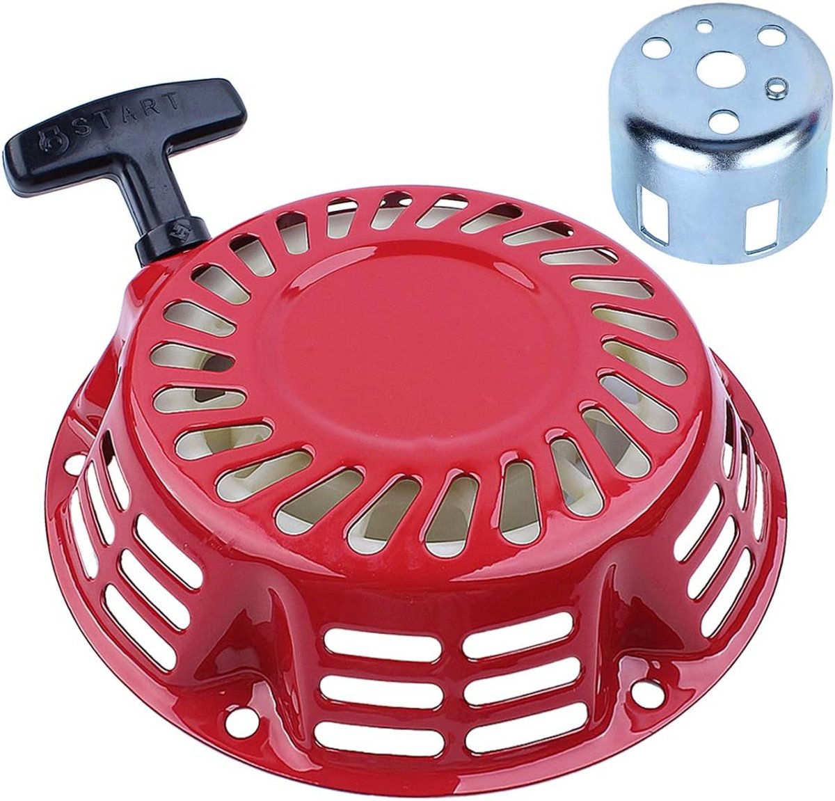 ANMI® Recoil Starter Trekstarter met Startbeker - Geschikt voor Honda GX120 GX140 GX160 GX200 - 5.5HP 6.5HP Motor - Startmechanisme Vervangingsonderdeel