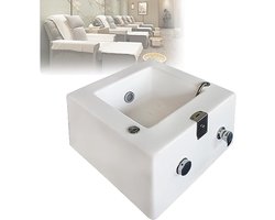 Elektrisches Fußsprudelbad mit Massage & Pediküre-Funktion – Novihome Wellness Fußbadewanne mit Vibrationsmassage, Temperaturregelung, Aromatherapie & Spa-Erlebnis für Zuhause und Salon