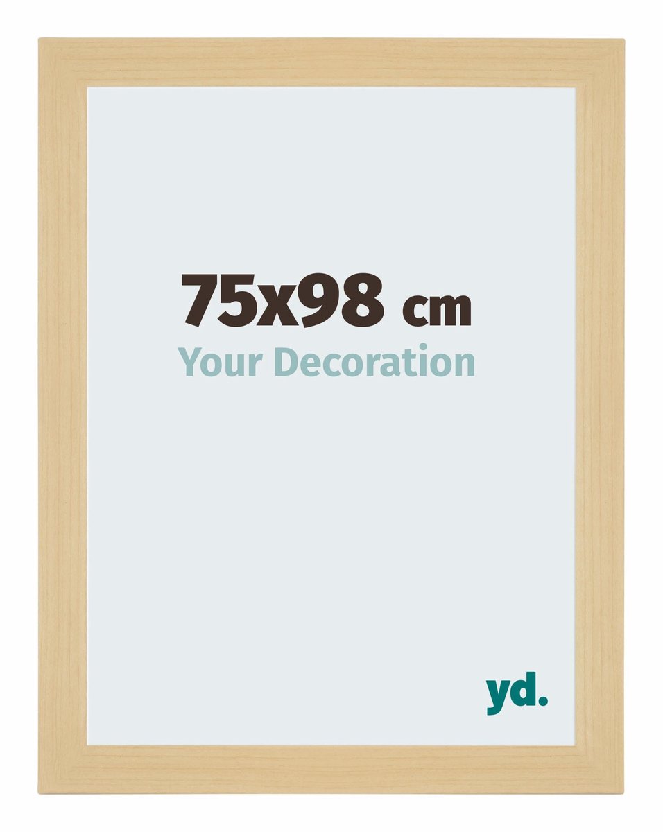 Your Decoration - Puzzellijst 75x98 cm - Ahorn Decor - Puzzellijst 1500-2000 stukjes - MDF Fotolijst - Mura