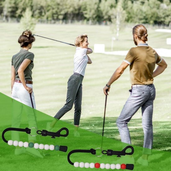 EXCITAT Golf Shot Counter - Golf Counting Chain - Golf Score Counter - Golf Bead Shot Counter - Golf Scoring Beads met Clip - Geschikt voor Mannen en Vrouwen Outdoor Golf - 4 Pack van Merkloos — afbeelding 4