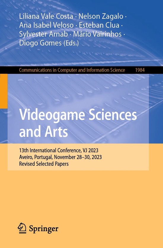 Springer Nature Proceedings Computer Science - Videogame Sci ... - cover