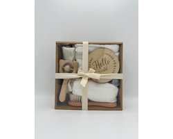 Kraamcadeau - 6-delige Animal Rattles Gift Box (wit) - babyshower - babycadeau - Geschenkset Baby - Kraamcadeau Meisje - Kraamcadeau Jongen - Geboorte Cadeau - Baby Geschenkset - Kraamcadeau - Kraampakket