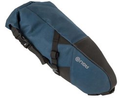 AGU Seat-Pack Venture - Zadeltas - 10L - Blauw - Waterdicht met Dryliner - Organisch Katoen - Reflecterend - Bikepacking Tas