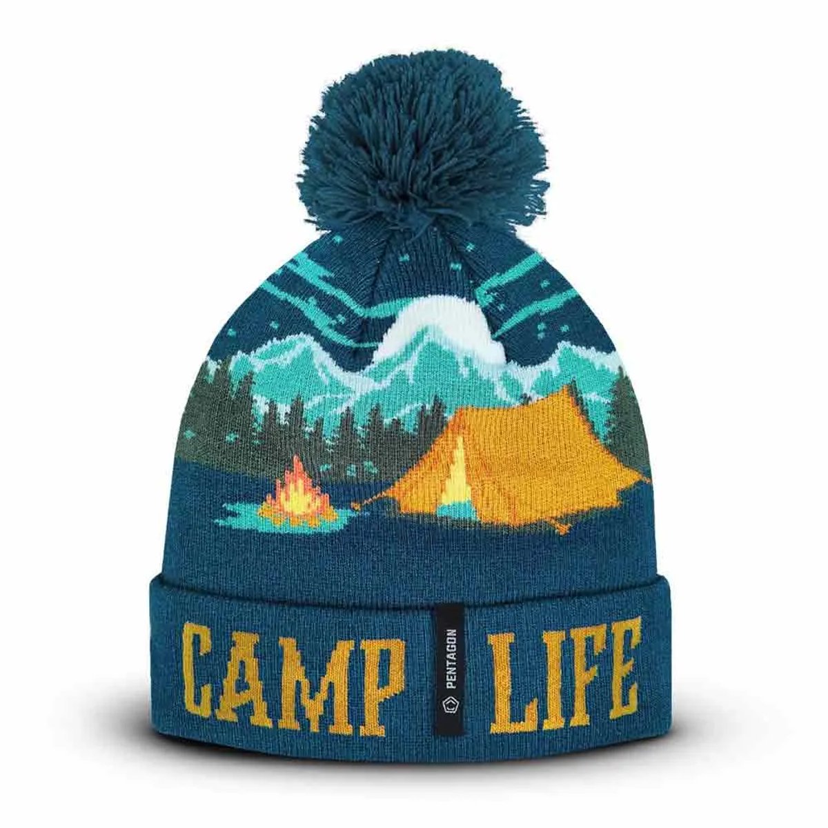 Pentagon Sanctuary Camp Knit Muts Blauw