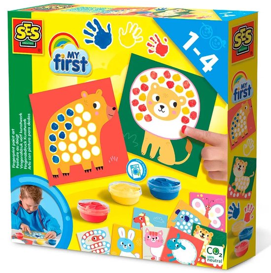 SES - My First - Vingerafdruk verf kunstwerk