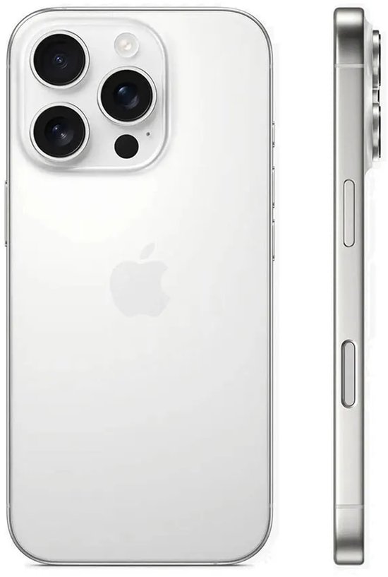 Apple iPhone 16 Pro - 128GB - Wit Titanium - A18-chip | bol