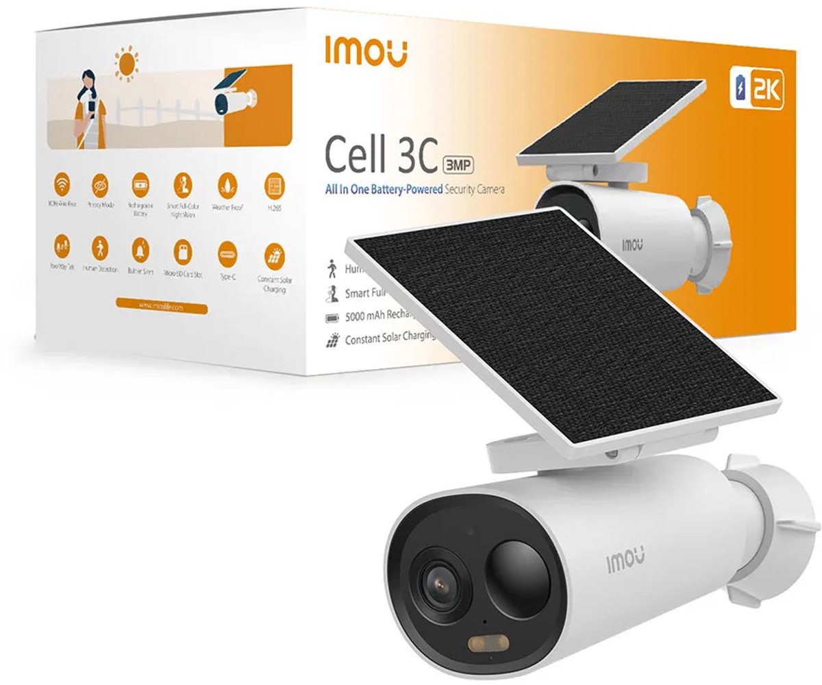 Imou Cell 3C Draadloze Beveiligingscamera met Zonnepaneel - Imou Network Technology Netherlands - €49,99