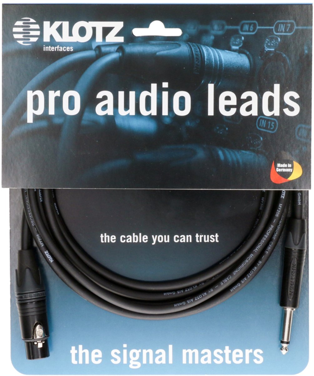 KLOTZ AIS GmbH M1FP1N0100 audio cable