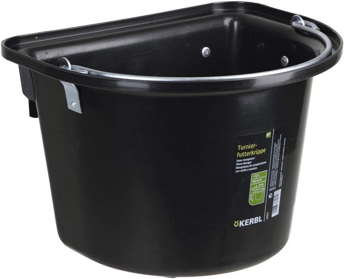 Toernooi Voerkribbe met Ophangbeugel en Draaggreep - Zwart