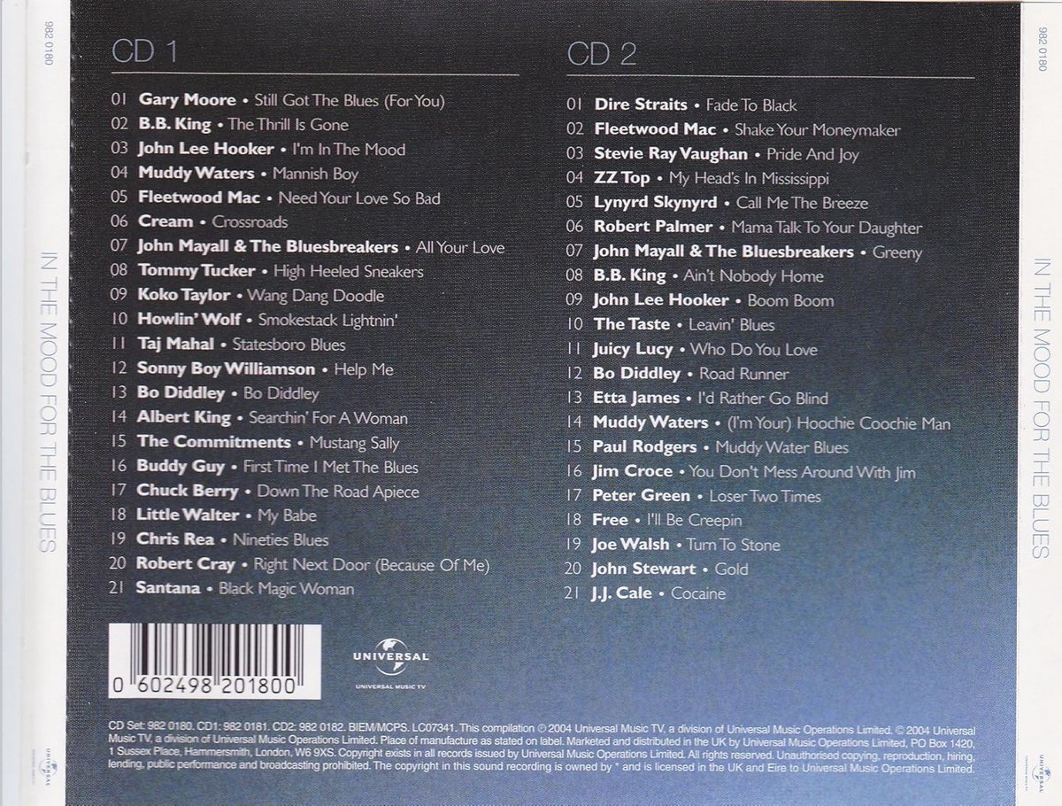 Blues Muziek Collectie - 2 Schijfjes