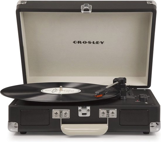 Draagbare Platenspeler met Bluetooth - 3-Snelheden Vinyl Speler met Ingebouwde Speakers