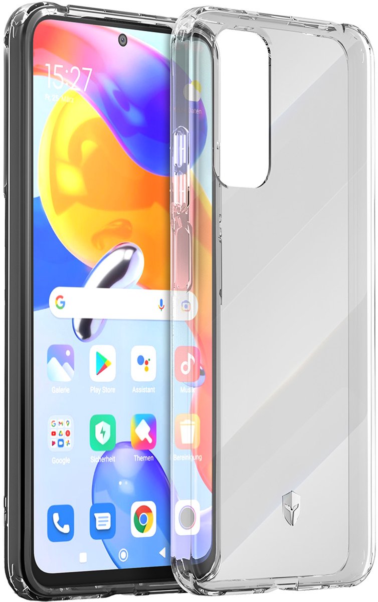 Force Case, Versterkte hoes voor Xiaomi Redmi Note 11 Pro 4G/5G PURE, Transparant