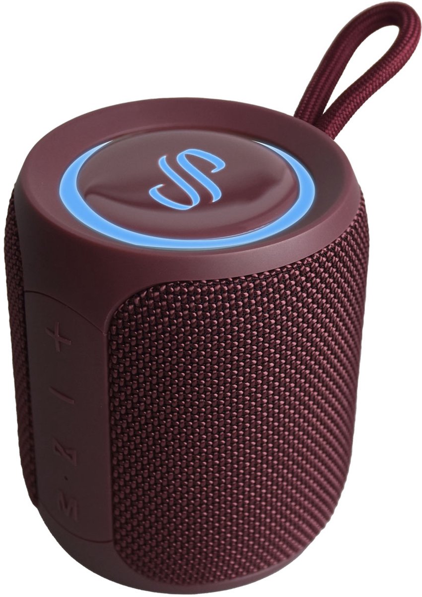 Selencia AquaPlay Bluetooth Speaker - Draadloze speaker - Waterproof - Bordeaux