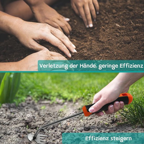 Lange Stiel Unkrautstecher voor Efficiënte Gartenarbeit van Merkloos	 — afbeelding 4