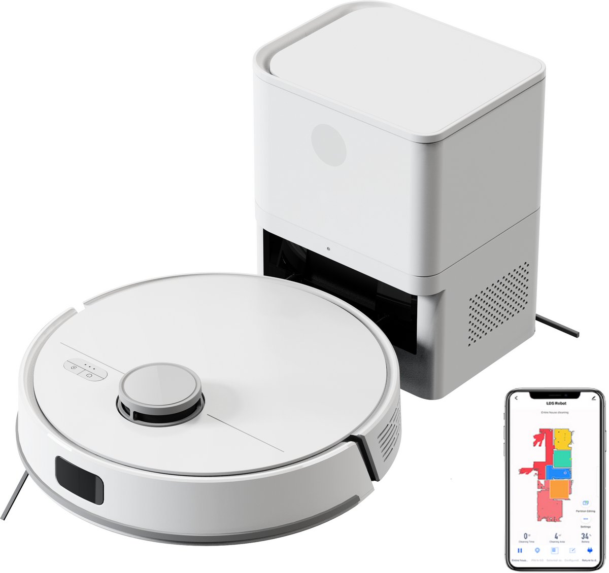 Liectroux M70 Pro Robotstofzuiger met (EAN: 6939809305785)