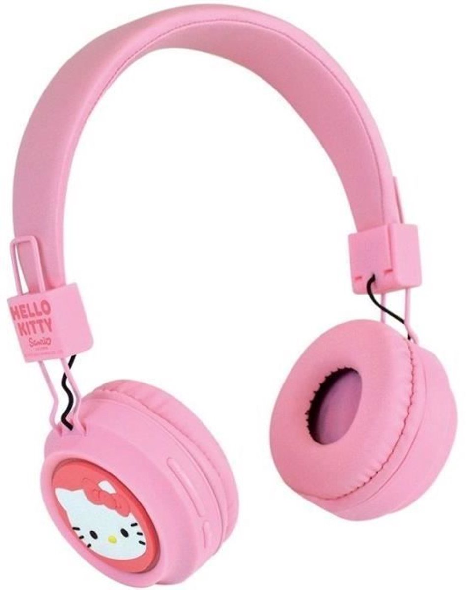 Verstelbare Bluetooth-headset met microfoon - HELLO KITTY - USB-kabel - Audiokabel - Vanaf 3 jaar