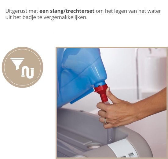 VIN® Baby Badje Met Standaard - Babybadje - Inklapbaar Bad - Bad Baby - Zitbad - Opvouwbaar Bad Kinderen - Baby badje - Bath Bucket - Opvouwbaar bad baby - Babybadset van vin — afbeelding 3