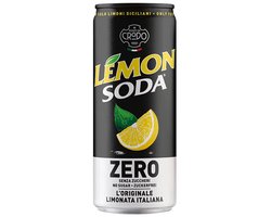 LemonSoda ZERO L'Originale 33cl - Lemon Soda zonder suiker - Frisdrank - 24 x 33cl