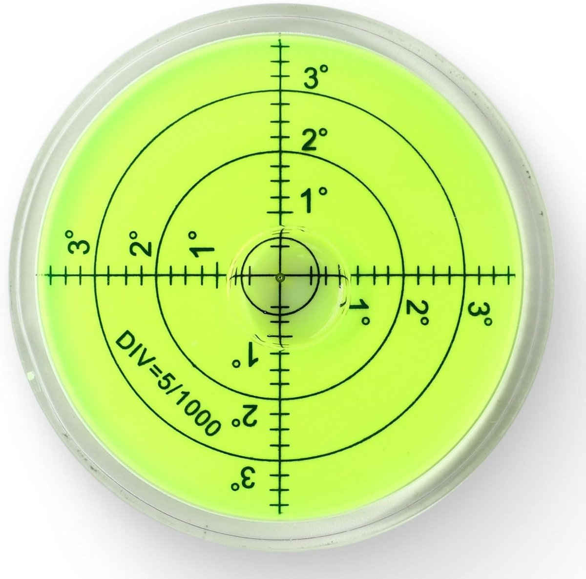 Ronde waterpas 60 mm voor nauwkeurige horizontale uitlijning