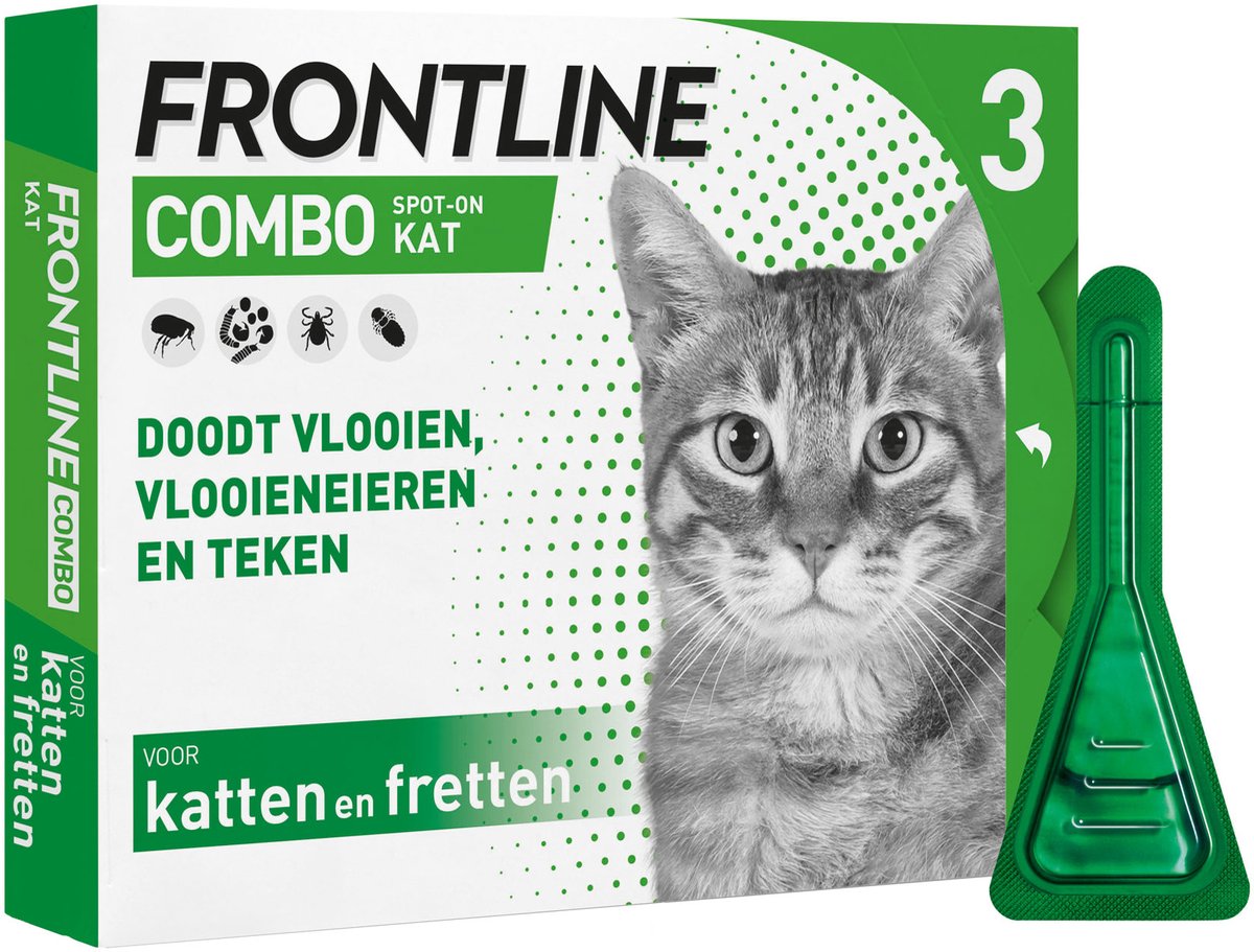Frontline Combo Kat - 2 x 6 pipetten