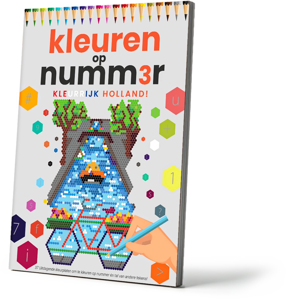 Kleuren op Nummer | Kleurrijk Holland! | Kleurboek | Kleuren op Numm3r | Color by Number | Kleuren | Vakantieboek