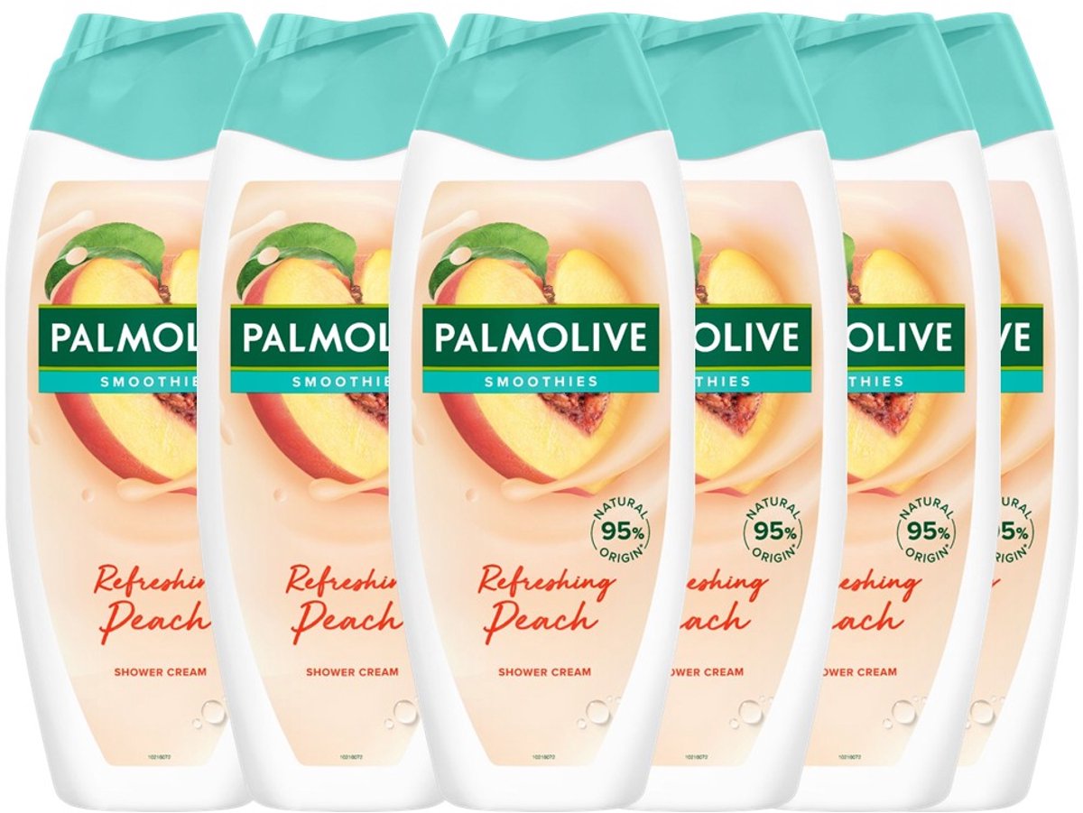 Palmolive Smoothies Douchecrème Refreshing Peach – 250 ml – Voordeelverpakking 6 stuks