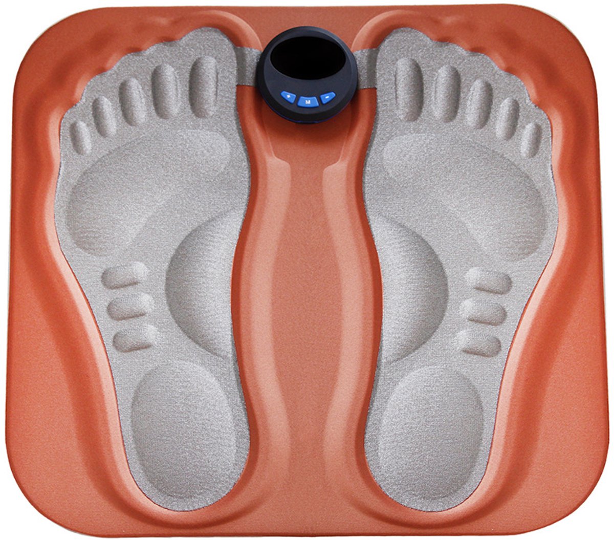 Intelligente EMS-voetmassager met 3D-technologie, voetpad voor thuisgebruik, 6 snelheden, 15 sterkteniveaus, 31 x 9,8 x 1 cm