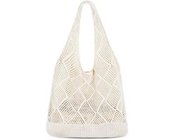 Sac Fourre Tout en Maille Au Crochet - Strandzak Vrouw Ete voor Vakantie - Bohème Esthétique à Hand et à Provisions