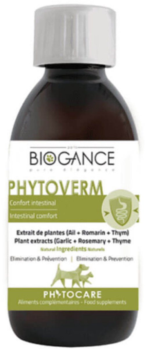 Phitocare PHYTOVERM Intenstinal comfort honden/katten 200ml