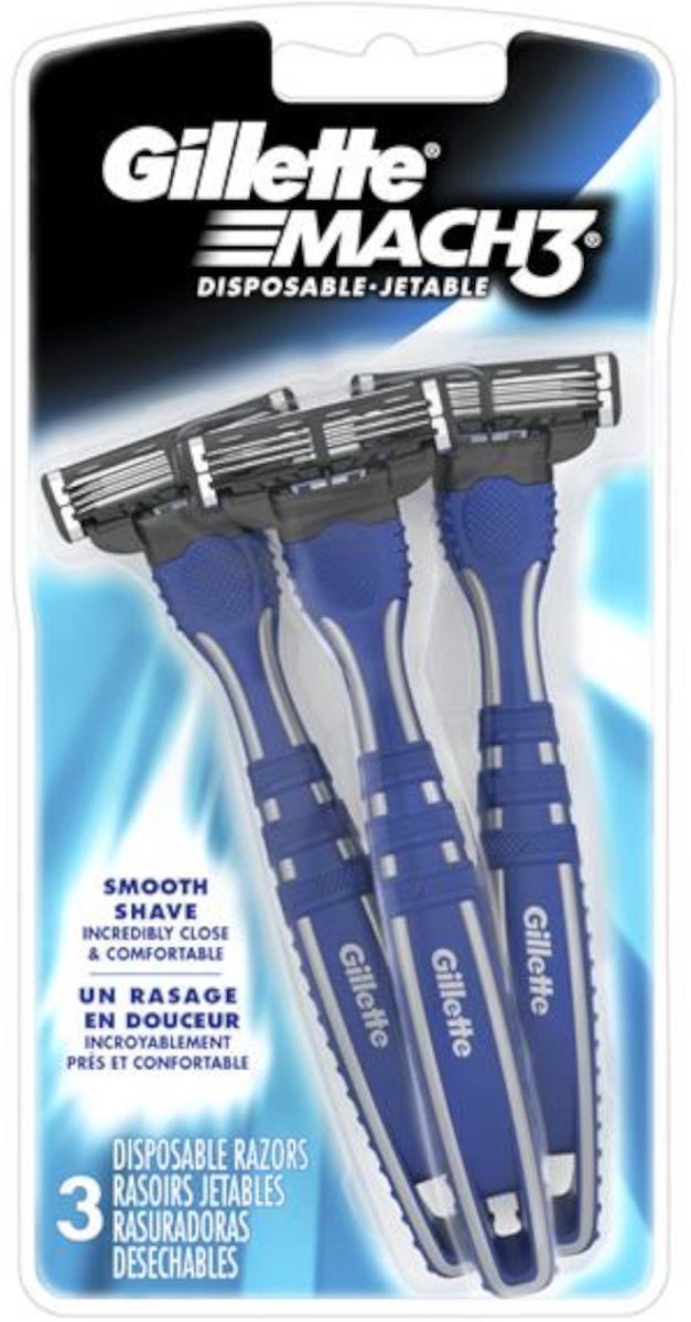 Gillette Mach3 - wegwerpscheermesjes - 3st
