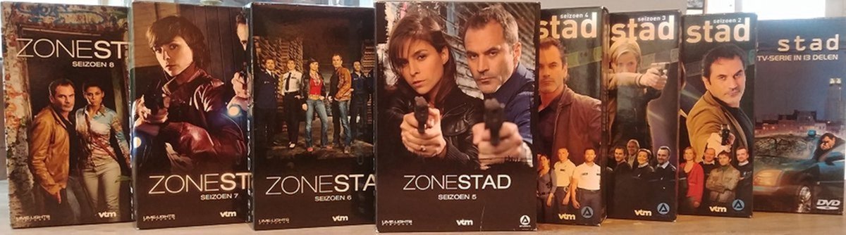 Zone Stad - Seizoen 1 t/m 8 (8 aparte seizoensboxen)
