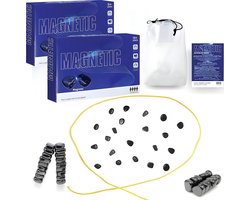 Jojoy - 2 stuks - Magnetisch Speelgoed - Magneet Spel - Magnetisch Schaakspel - Magneetspel - Kinderspeelgoed -Kerst Cadeau Set voor 2 Kinderen - MAGTACTIC