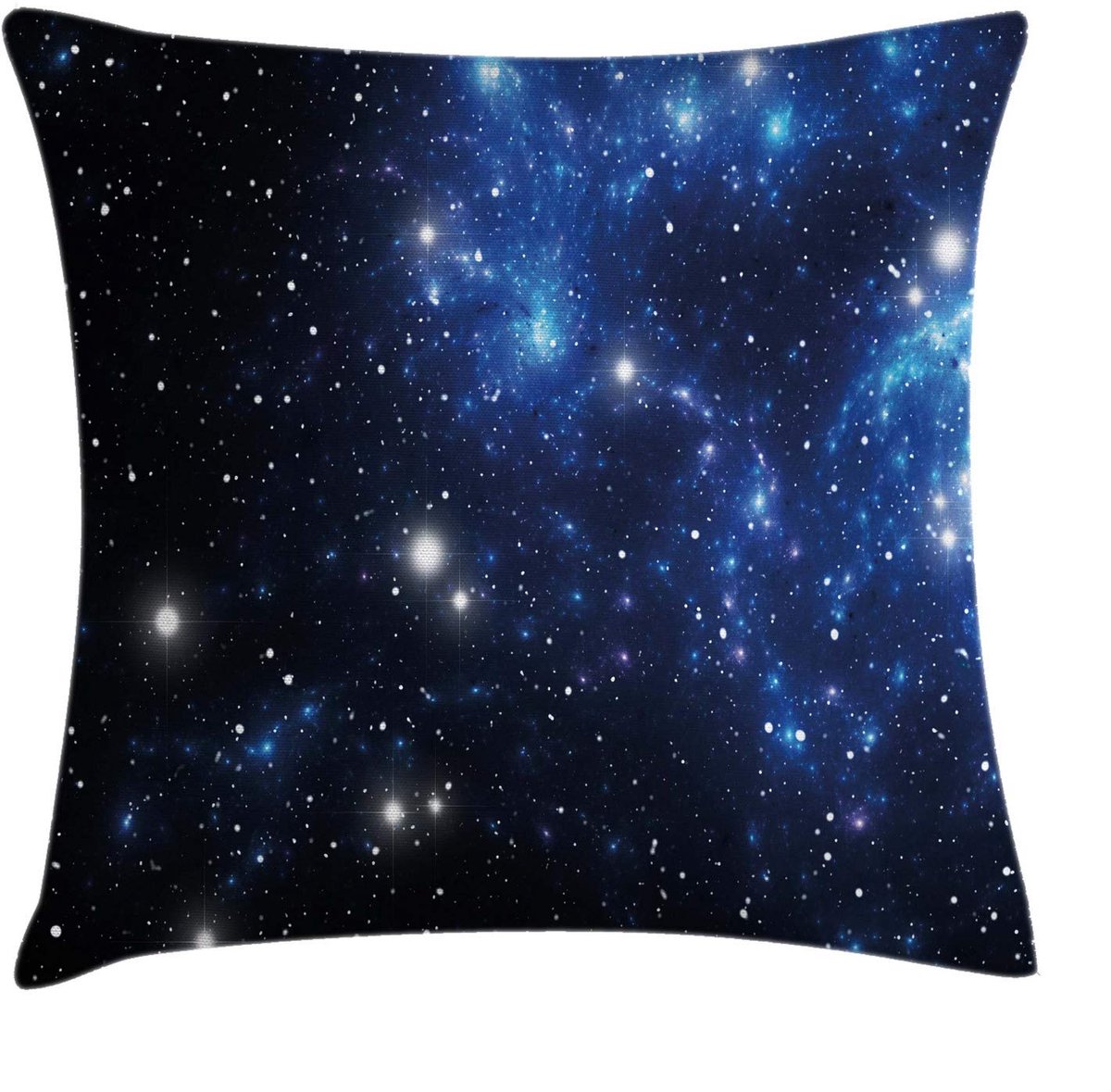 ABAKUHAUS Constellatie Kussenhoes – Ruimte Sterrennevel – 50x50 cm Wit