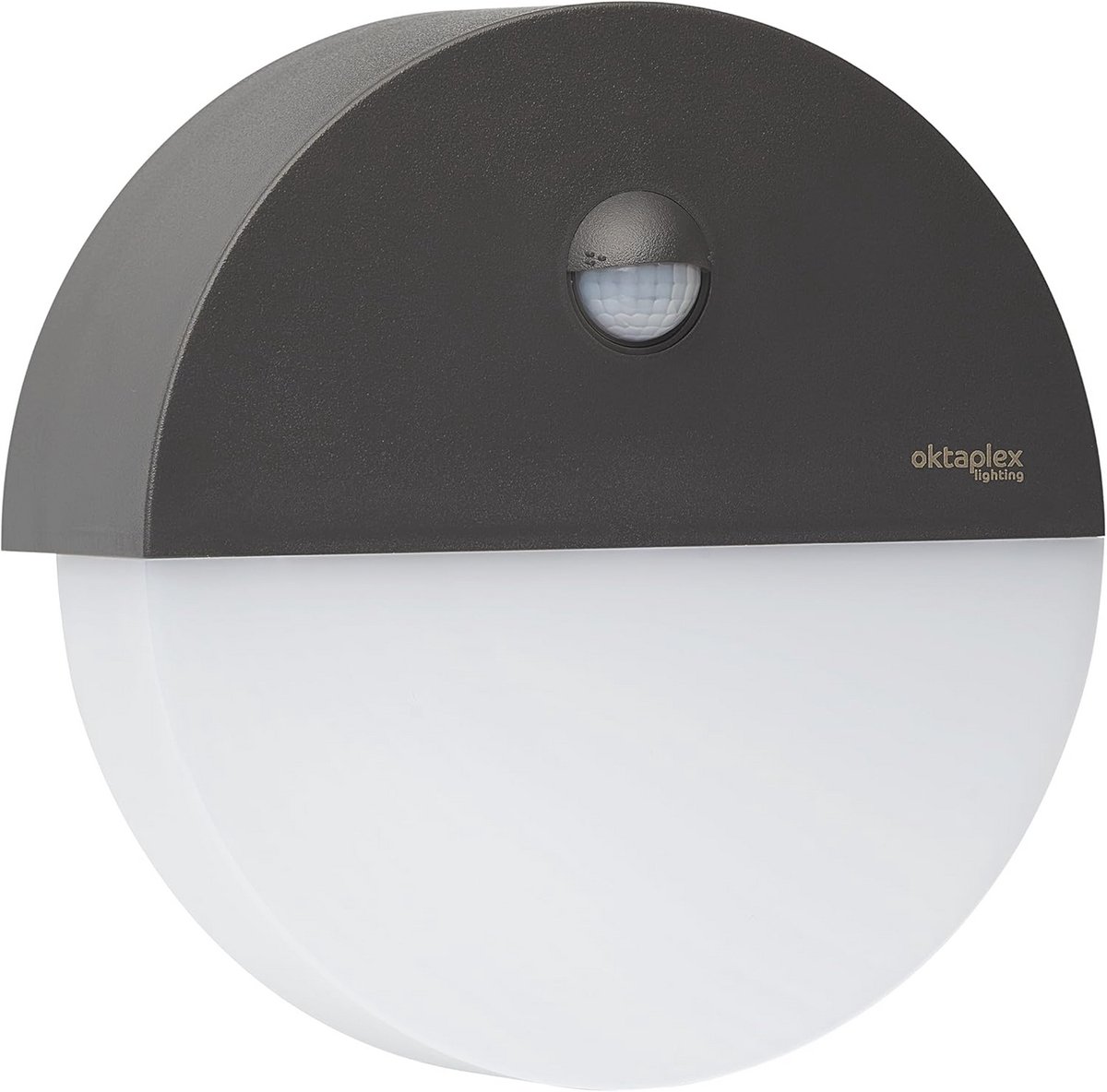 Buitenlamp met Bewegingssensor 10W IP54 1000 Lumen Warmwit Licht Rond