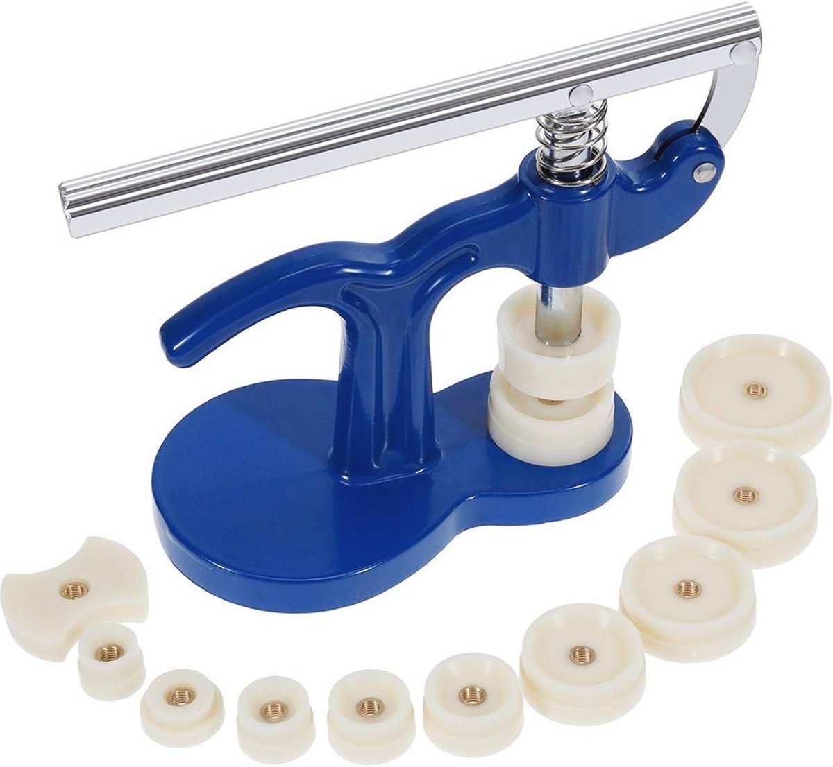 13-delige Horloge Persmachine Reparatieset met 12 Click Montage Stempels
