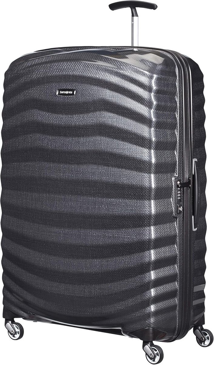 Lichtgewicht XL Spinner Koffer - 81 cm, 124 L, Zwart