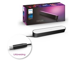 Philips Hue Play lightbar - wit en gekleurd licht - zwart - 1-pack - uitbreiding