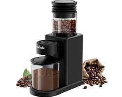 Elektrische Koffiemolen met Conische Braam – 25 Maalstanden – Touchscreen – Timer & Kopmodus – Zwart