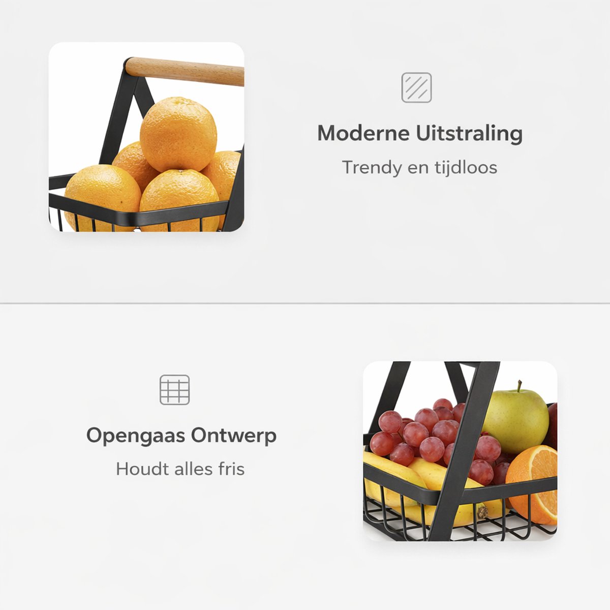 Fruitmand van Spieringstore® — cadeau in Koken & Dineren - foto 2