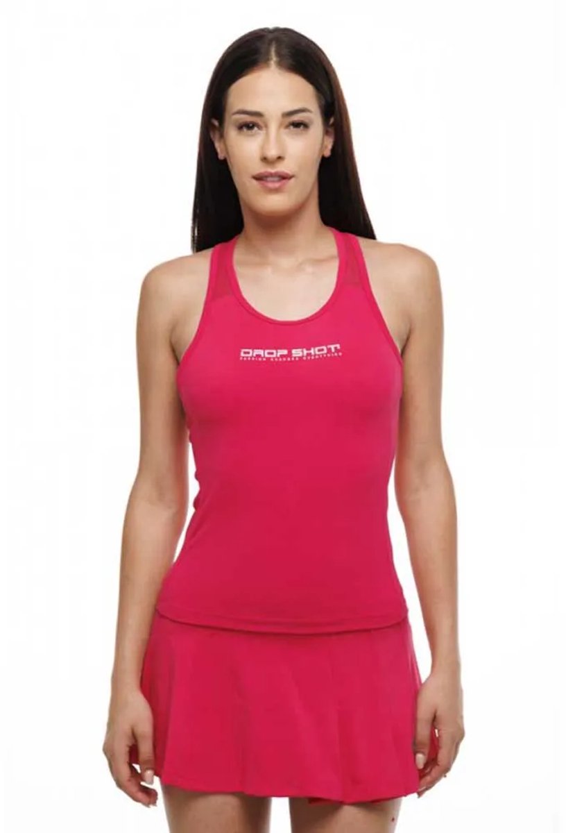Drop Shot Fatna Mouwloos T-shirt Roze XS Vrouw