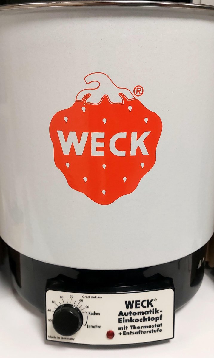 Bol.com Weck inmaakketel geëmailleerd met thermostaat *halfautomatisch* aanbieding