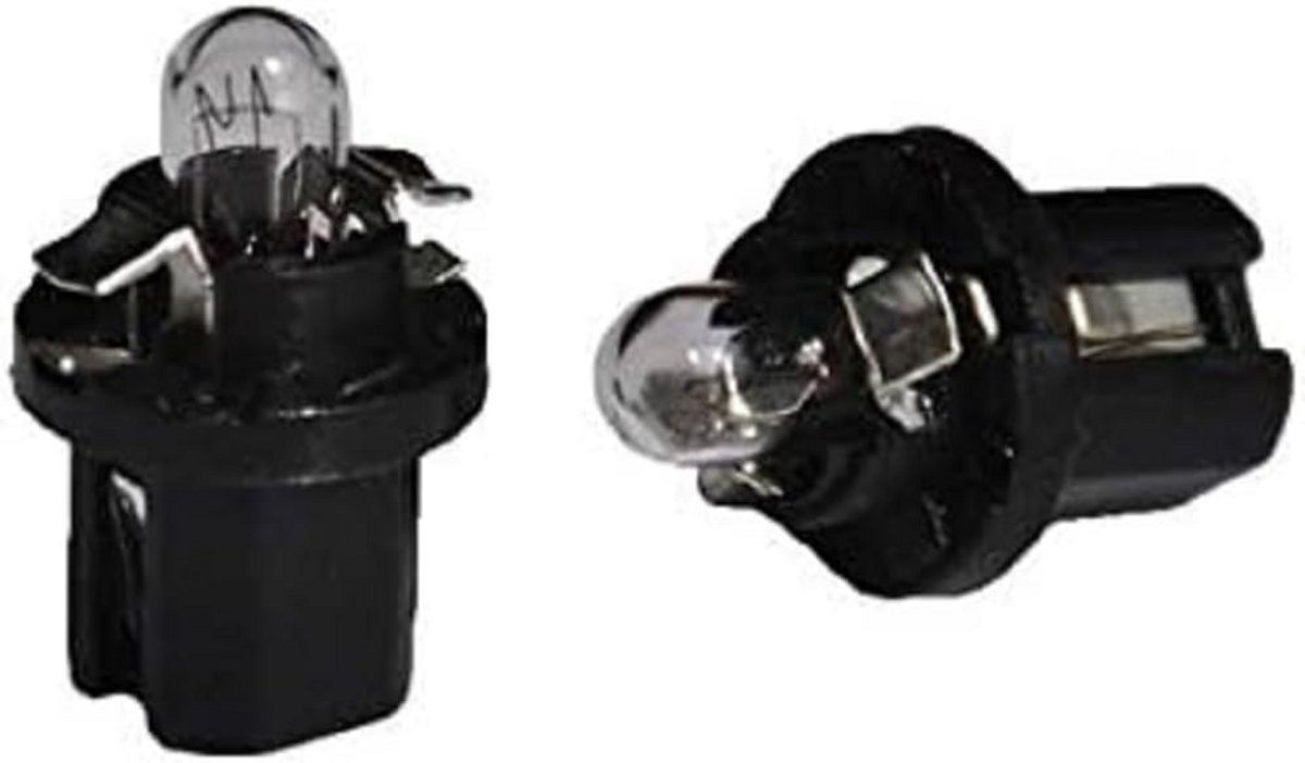 Image of 10x B8.5D T1 Auto Lampjes 12V 1.2W - Dashbordverlichting en Instrumentenpaneel