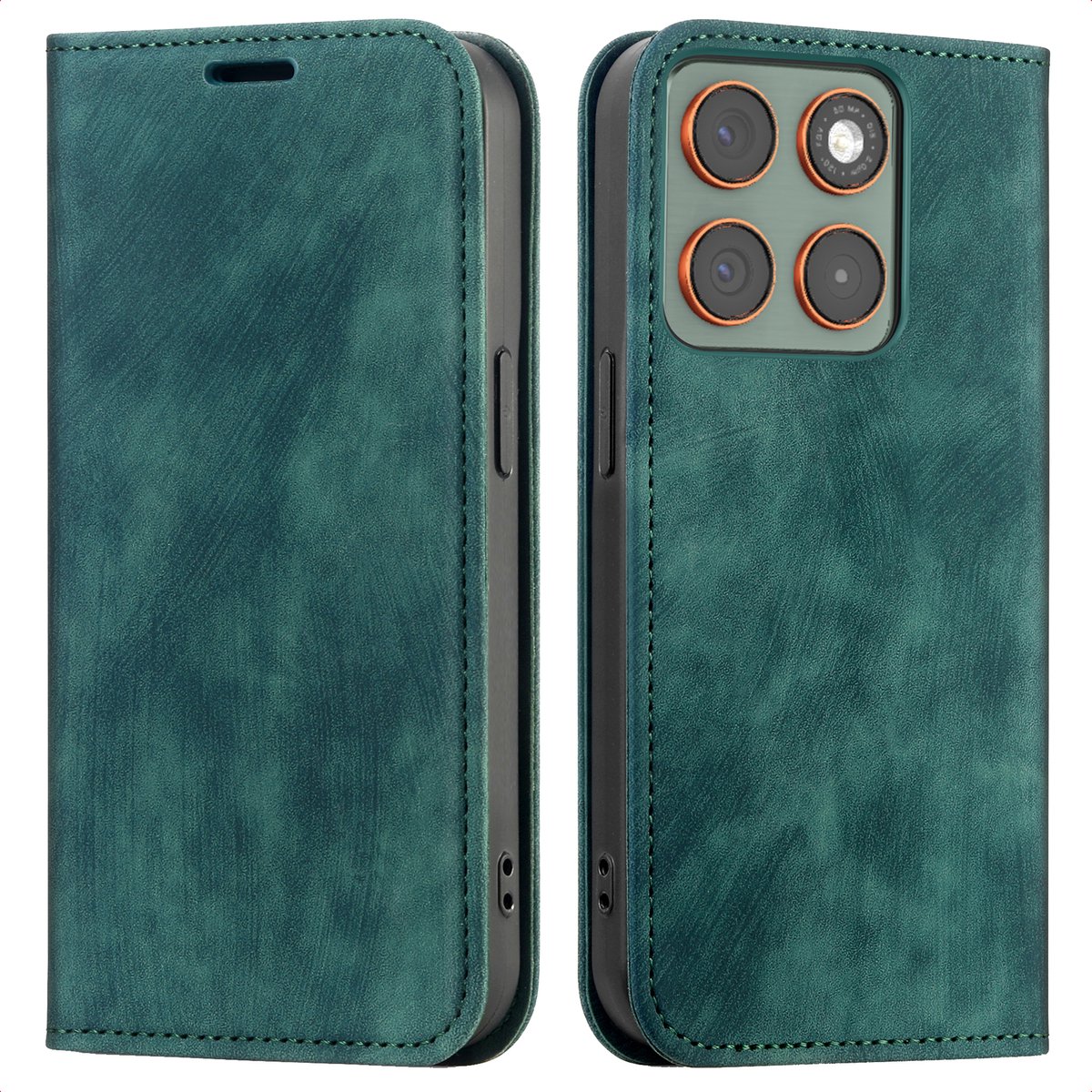 imoshion Hoesje - Geschikt voor Motorola Edge 70 - Slim Bookcase - Groen