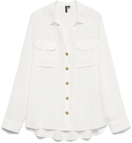 VERO MODA - VMBUMPY L/S SHIRT NEW WVN NOOS - Dames - Blouses