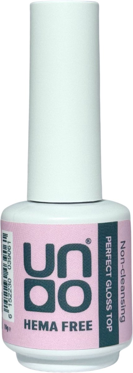 UNO Perfect Gloss Top - Top hoogglans gellak - HEMA-vrij - zonder plaklaag (non cleansing) - 10g