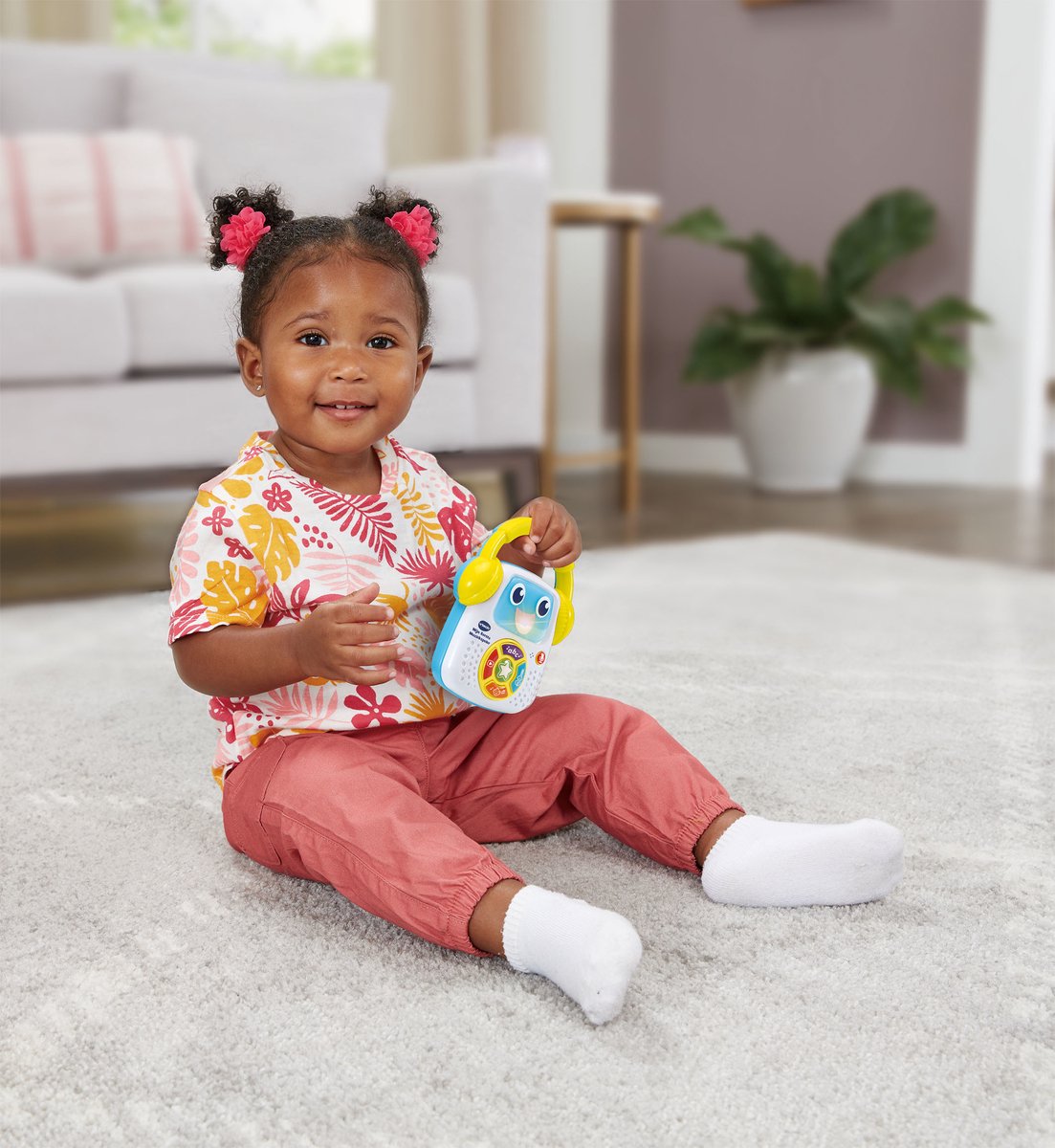 Vtech Baby Mijn Eerste Muziekspeler - Interactief Speelgoed - Incl. 23 Melodietjes & 9 Gezonden Liedjes - Cadeau - Vanaf 9 Maanden — afbeelding 3