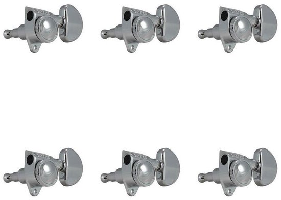 Grover Roto-Grip Locking Rotomatics 502 series chrome stemmechanieken set van 6 - 3x3
