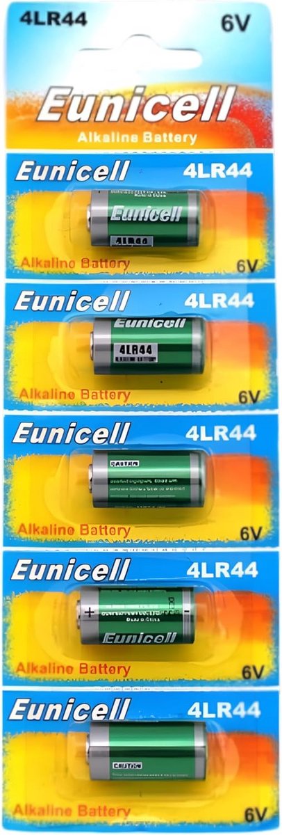 Blister Pack 5 Alkaline Batterijen 4LR44 6 V Kwikvrij voor Hulshalsband - Anti-Blaf